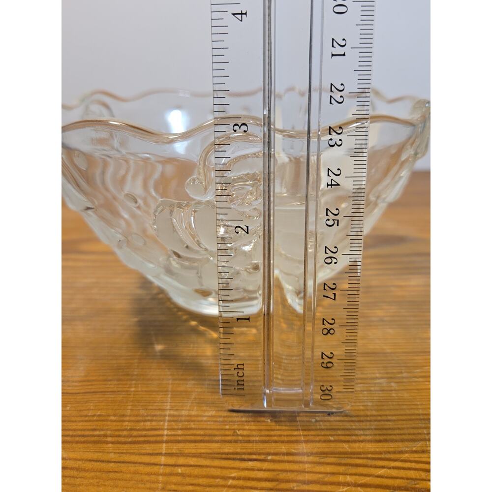 Gorham Holiday Traditions North Pole Express Santa Bowl German Crystal - Picture 7 of 11